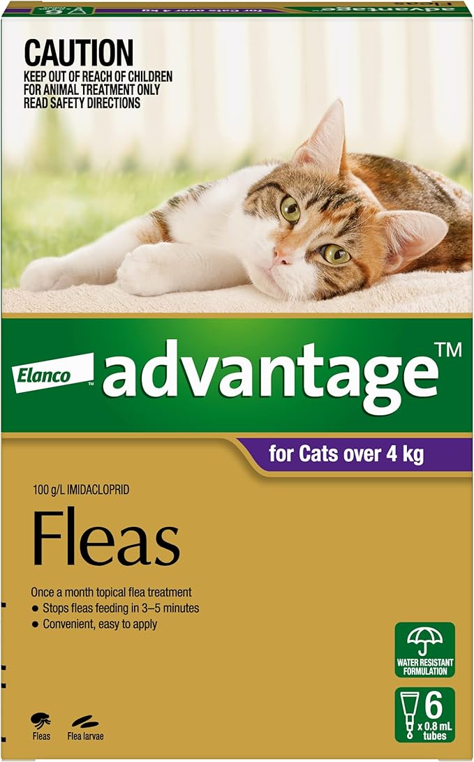 Advantage Spot-on Flea Treatment for Cats over 4kg 1pk