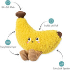 Fringe Studio Head Over Peels For U Plsh Dog Toy