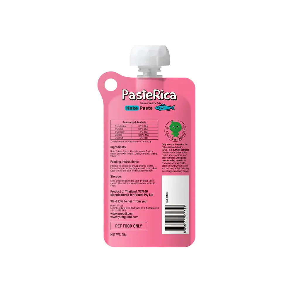 YumGuard Paste Rica Hake Paste Treat for Cats and Dogs 45g