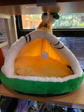 Pawpular Big-Eyed Monster Semi Enclosed Triangle Pet Cave