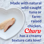 INABA CAT CHURU PUREE HAIRBALL CONTROL TUNA 56G 6PK