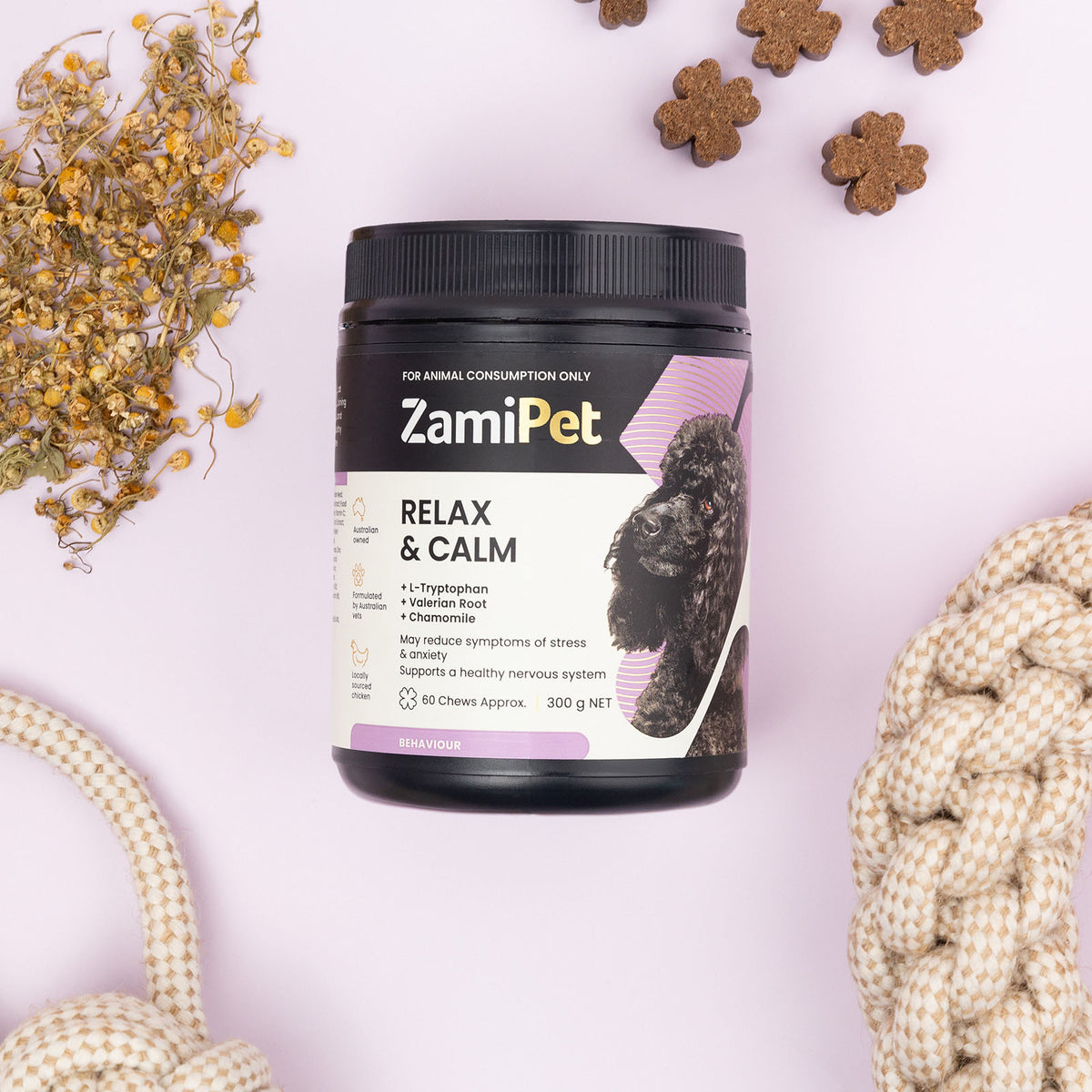 ZamiPet Relax & Calm 60 Chews 300g