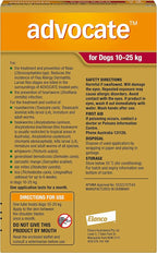Advocate Spot-on Flea and Worm Treatment for Medium Dog 4-10kg 3pk