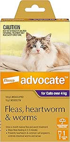 Advocate Spot-on Flea and Worm Treatment for Cats over 4kg 1pk