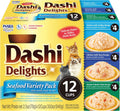 INABA DASHI DELIGHTS CUP SEAFOOD VARIETY 12PK