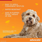 Advocate Spot-on Flea and Worm Treatment for Medium Dog 4-10kg 3pk