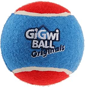 Gigwi Ball Originals Dog Toy Tennis Ball Large 3 Pack
