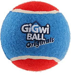 Gigwi Ball Originals Dog Toy Tennis Ball Large 3 Pack