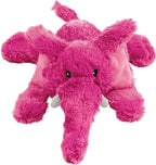 KONG - Cozie Elmer Elephant - Indoor Cuddle Squeaky Plush Dog Toy - for Small Dogs