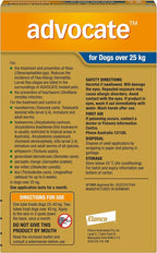 Advocate Spot-on Flea and Worm Treatment for Extra Large Dog over 25kg 3pk