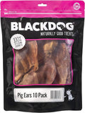 Blackdog Pig Ears Dog Treats 10 Pack