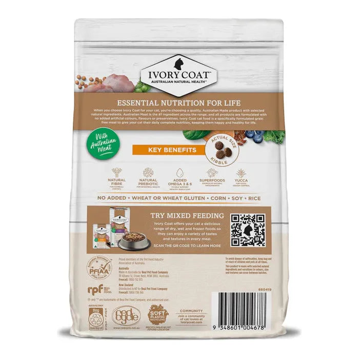 Ivory Coat Grain Free Adult Cat Food Chicken 4kg