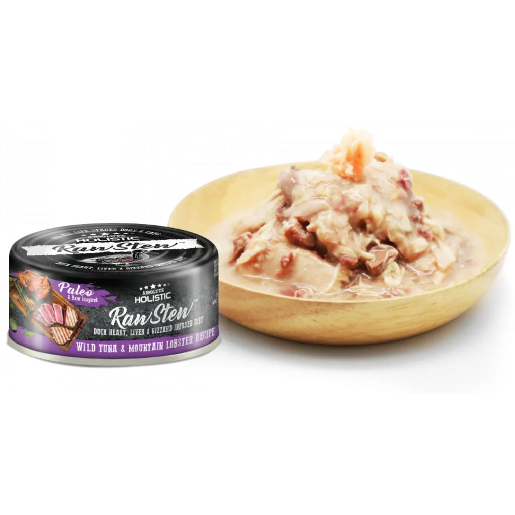 Absolute Holistic RawStew Wet Food for Cats & Dogs 80g (Wild Tuna & Mountain Lobster)
