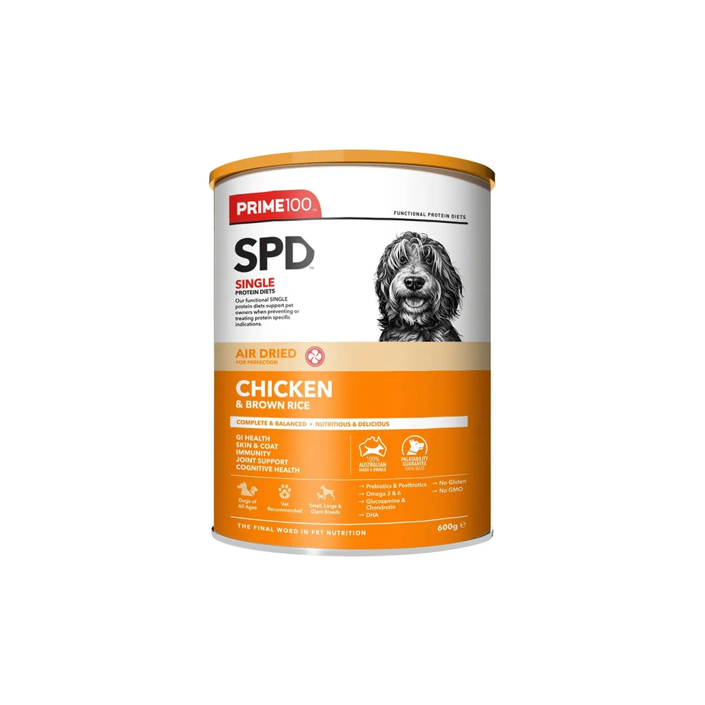 Prime100 SPD Air Dried Chicken & Brown Rice 600g