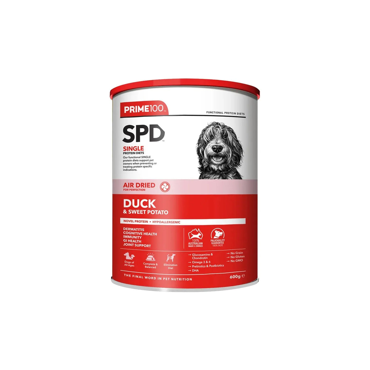 Prime100 SPD Air Dried Duck & Sweet Potato 600g
