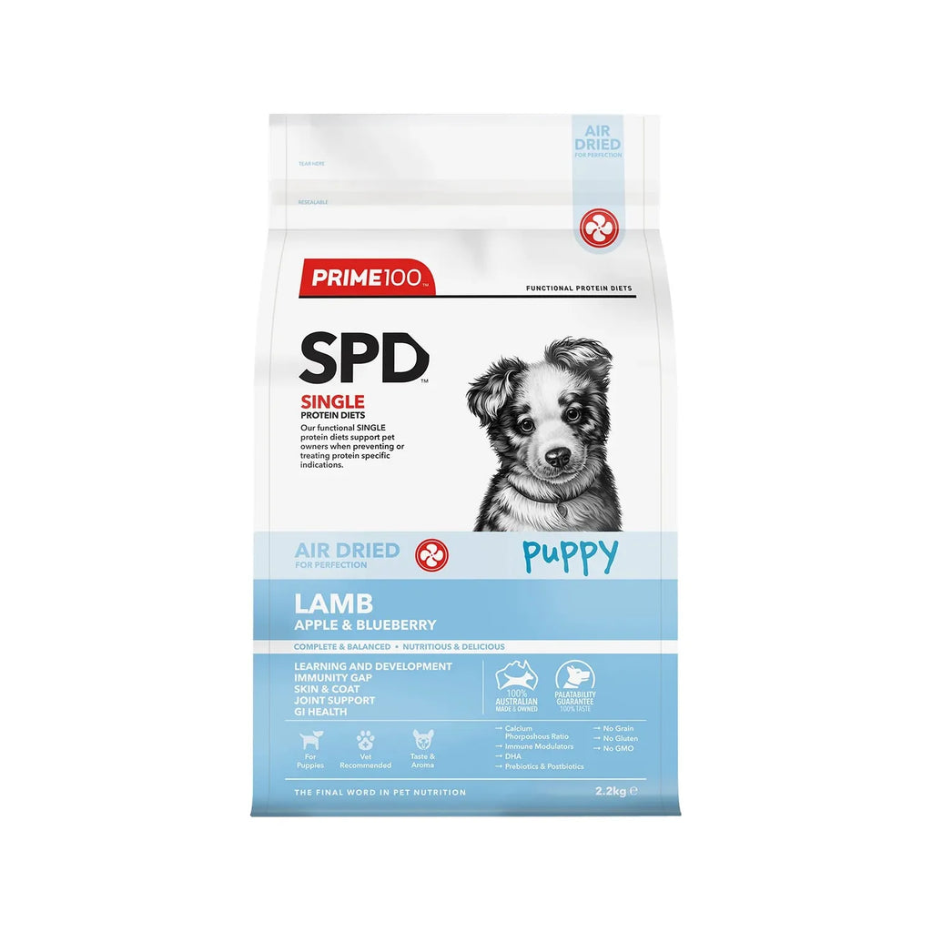 Prime100 SPD Air Dried Lamb Apple & Blueberry 600g