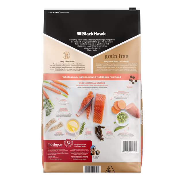 Black Hawk Grain Free Salmon Adult Dry Dog Food