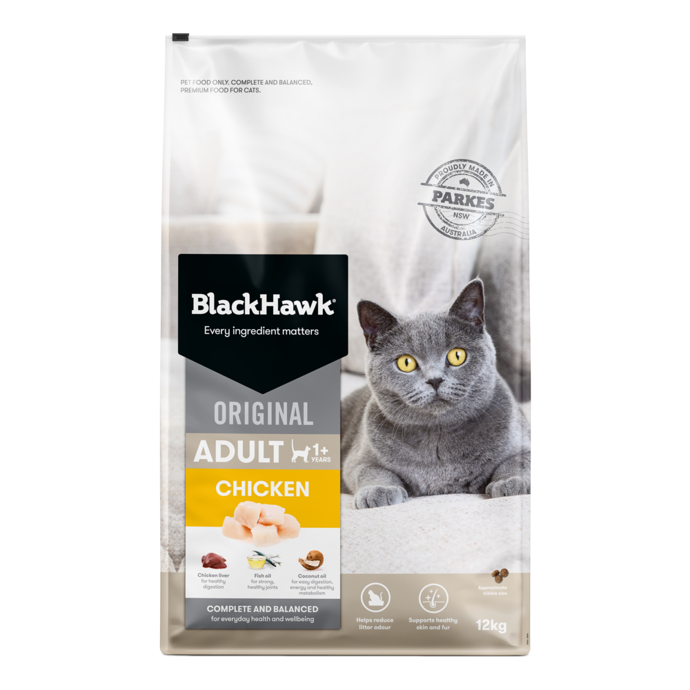 Black Hawk Original Cat Food Chicken 2kg