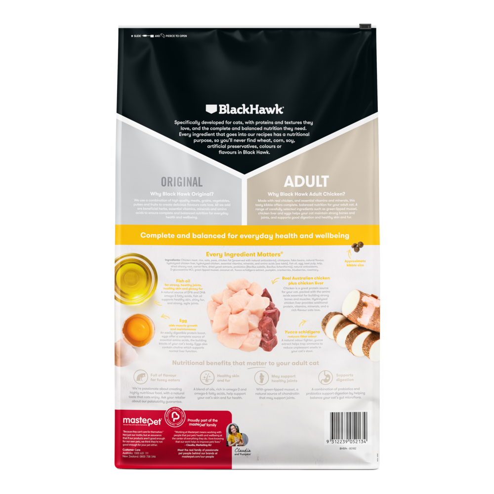 Black Hawk Original Cat Food Chicken 2kg