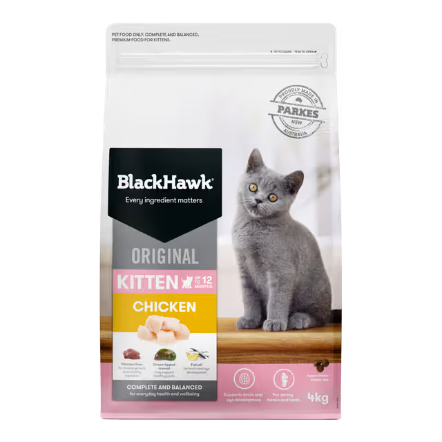 Black Hawk Original Kitten Food Chicken 2kg