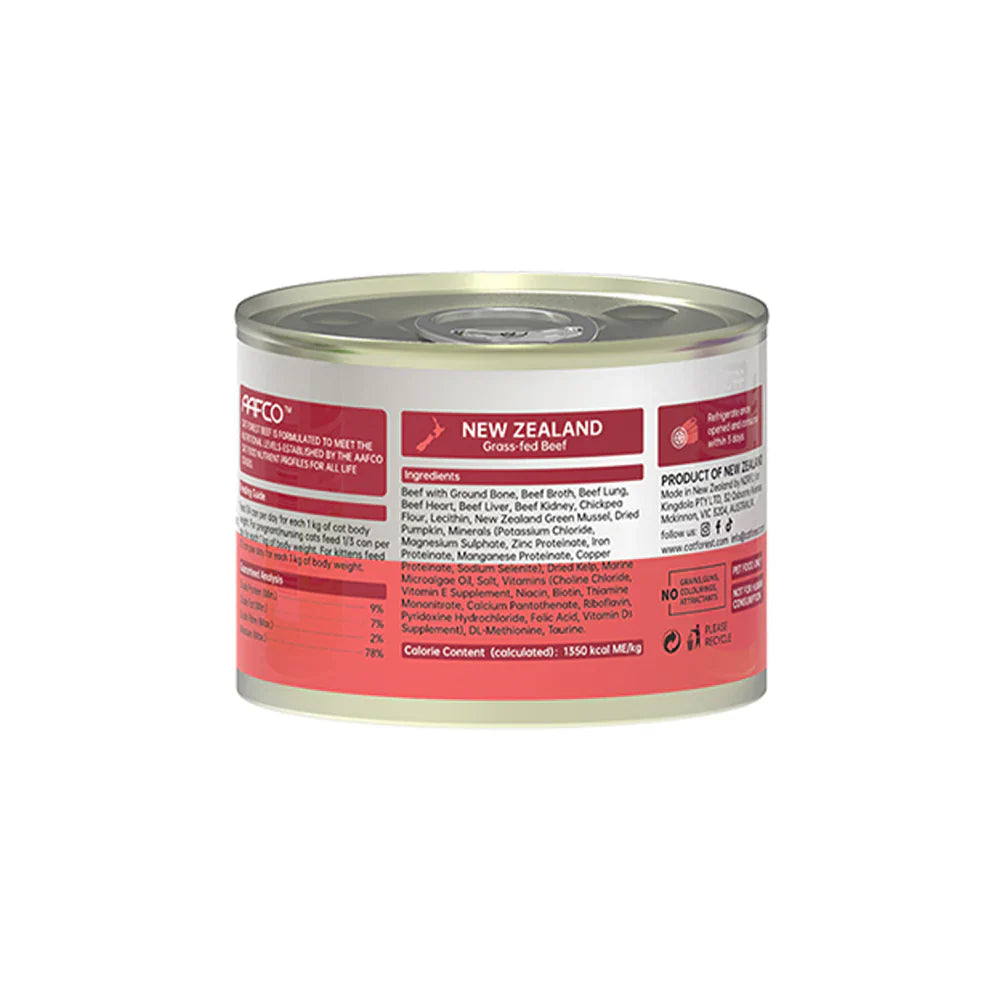 CAT FOREST Grass-Fed Beef Wet Cat Canned Food 180g x 12