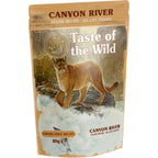 TASTE OF THE WILD - Wet Cat Food Grain Free Canyon River Cat Chunks in Gravy Pouch