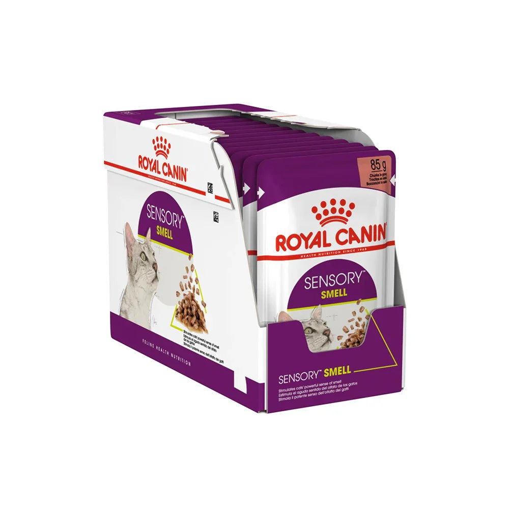 Royal Canin Adult Sensory Smell Wet Cat Food Pouches in Gravy 12 x 85g