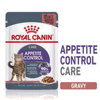 Royal Canin Appetite Control Gravy Wet Cat Food Pouch 85g x 12