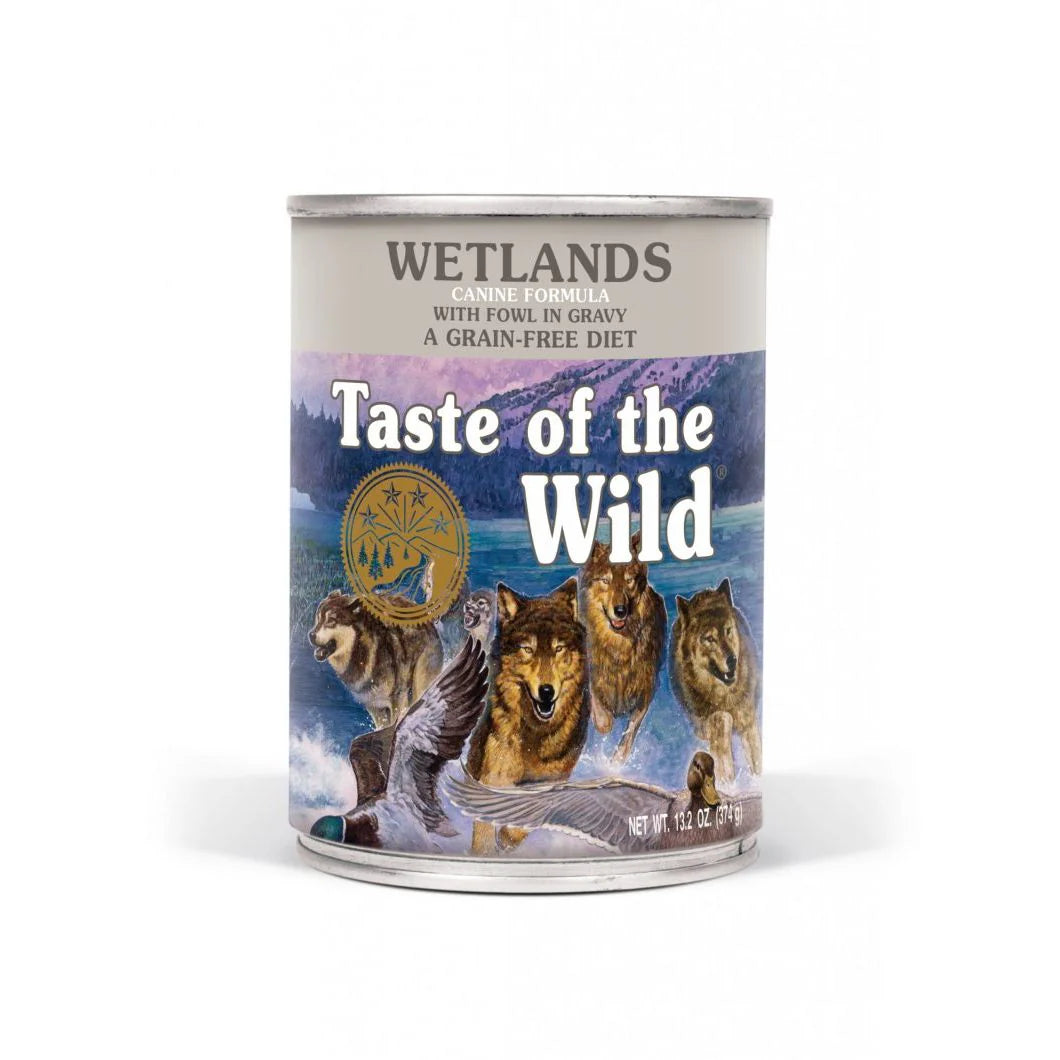 Taste of the Wild Wetlands Canine Formula with Fowl in Gravy Dog Wet Food 390g