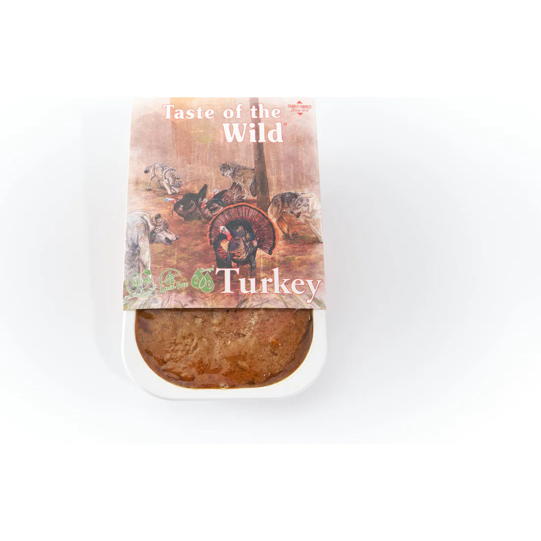 Taste of the Wild Turkey and Duck with Fruit and Vegetables Tray Dog Wet Food 390g