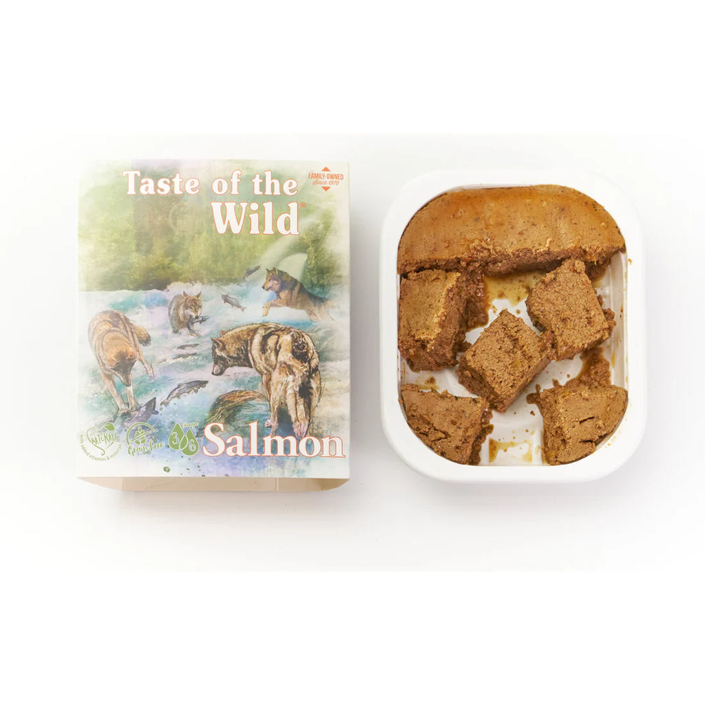 Taste of the Wild Salmon and Herring with Fruit and Vegetables Tray Dog Wet Food 390g