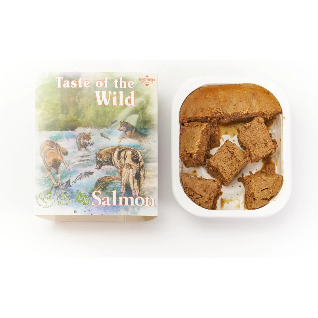 Taste of the Wild Salmon and Herring with Fruit and Vegetables Tray Dog Wet Food 390g