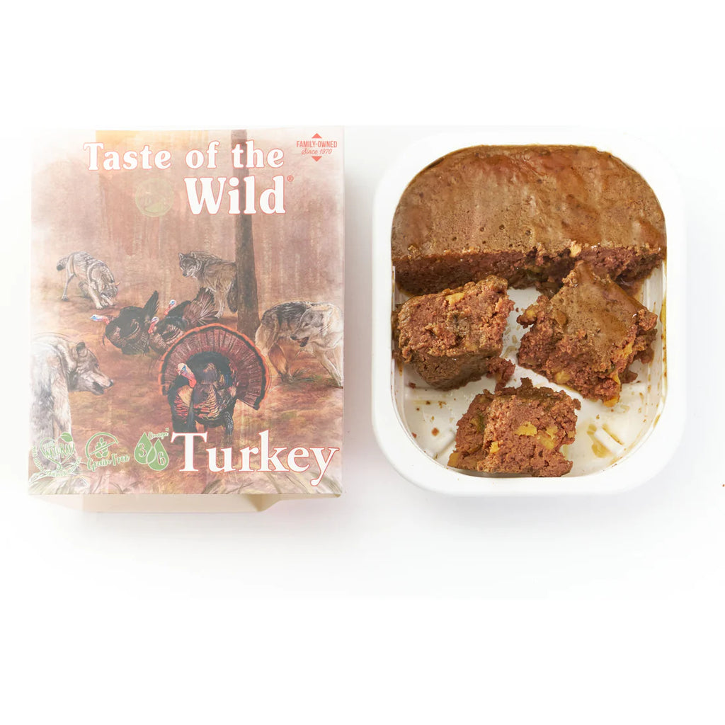 Taste of the Wild Turkey and Duck with Fruit and Vegetables Tray Dog Wet Food 390g