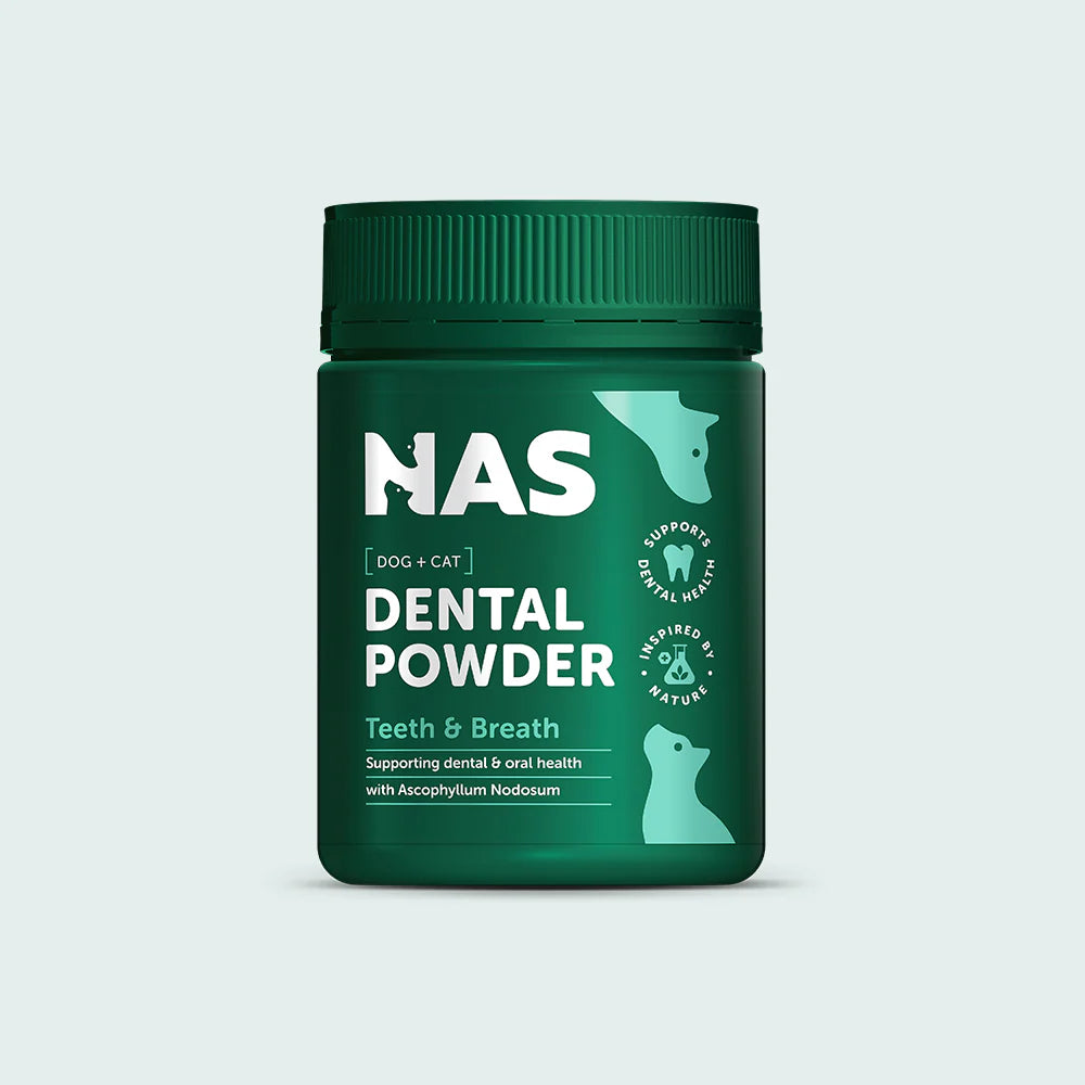 Natural Animal Solutions Dental Powder For Dogs and Cats 80g
