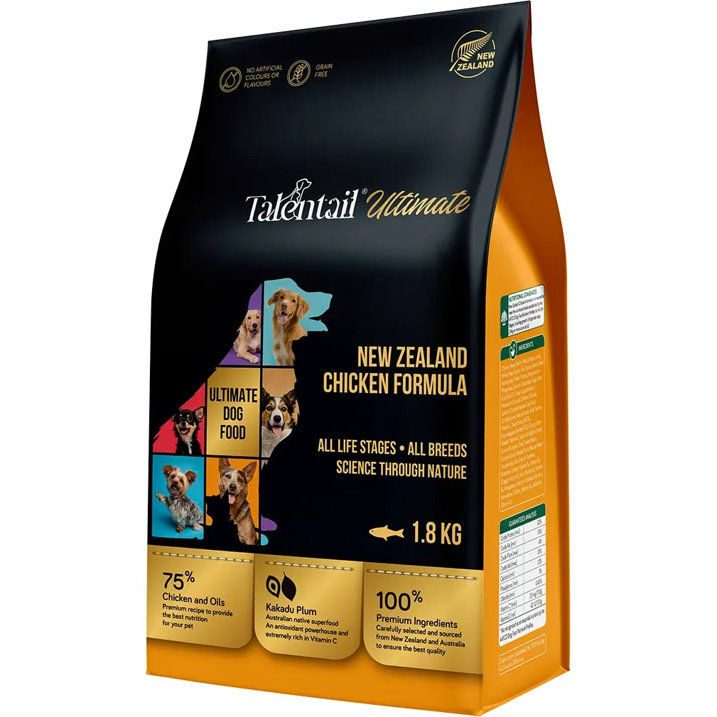Talentail Ultimate Dog New Zealand Chicken Dry Dog Food 1.8kg