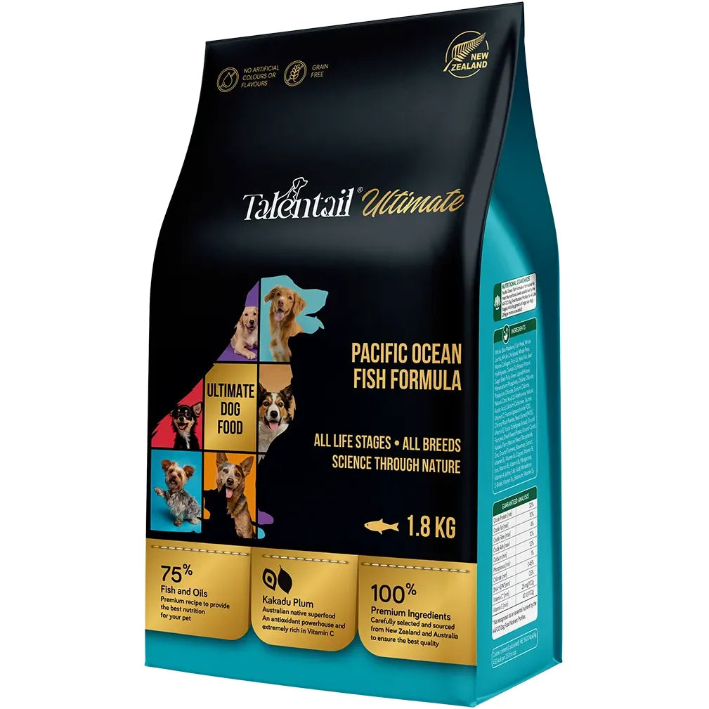 Talentail Ultimate Pacific Ocean Fish Dry Dog Food 1.8kg