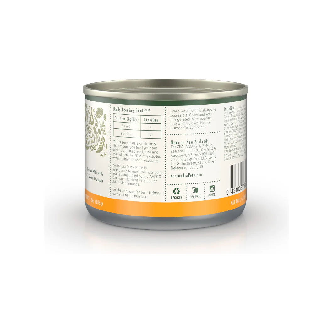 ZEALANDIA Wet Cat Food 170g (Duck)