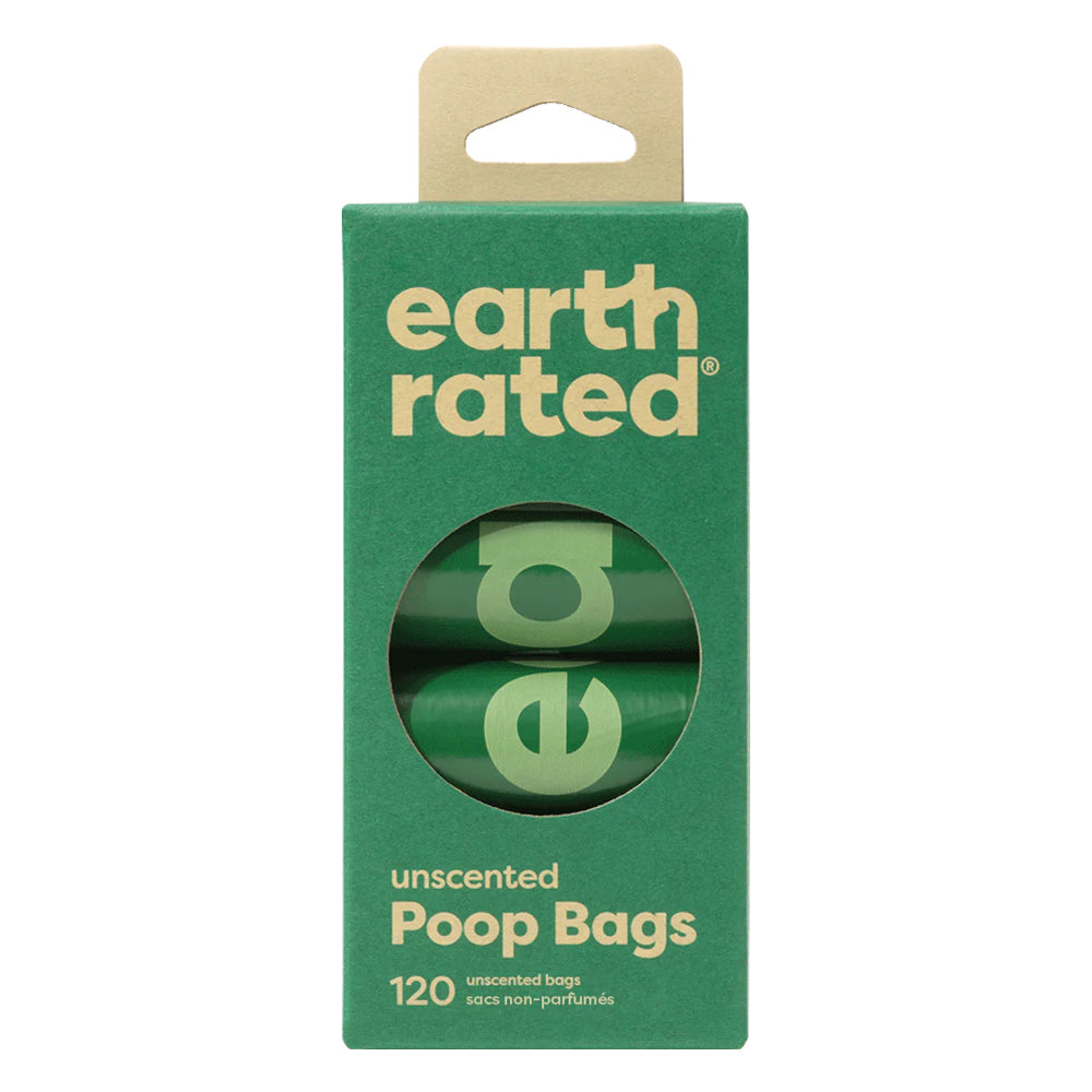 Earth Rated 120 Bags on 8 Refill Rolls - Unscented