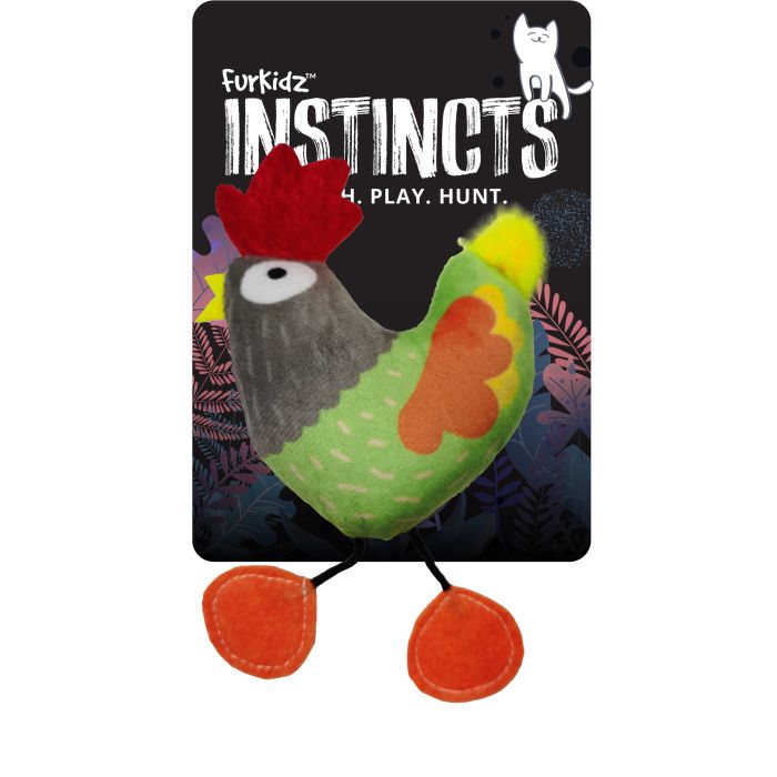Furkidz Crowing Rooster 10cm