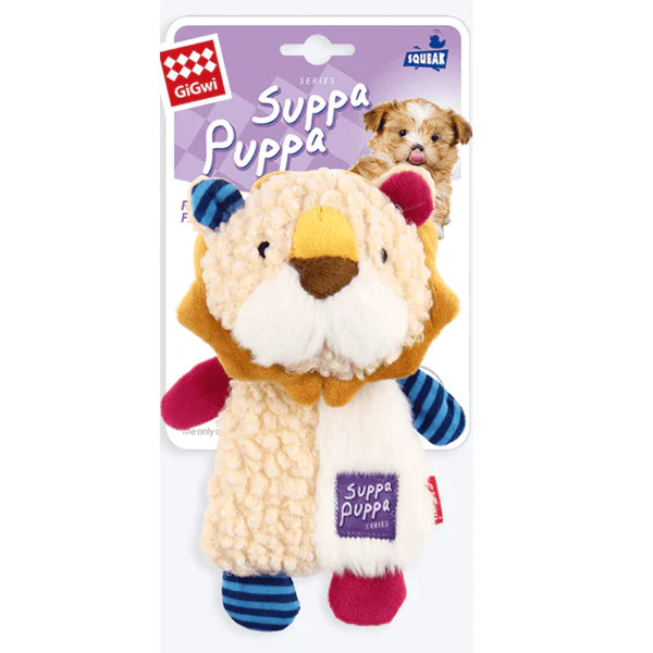 GiGwi Suppa Puppa Lion Squeaker