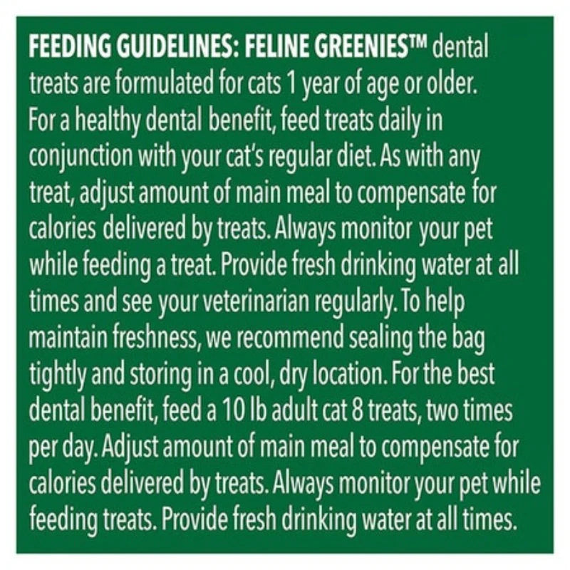Greenies Cat Treats Dental Oven Roasted Chicken Flavour
