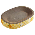 Pawpular Oval Cardboard Cat Scratcher Lounge Bed