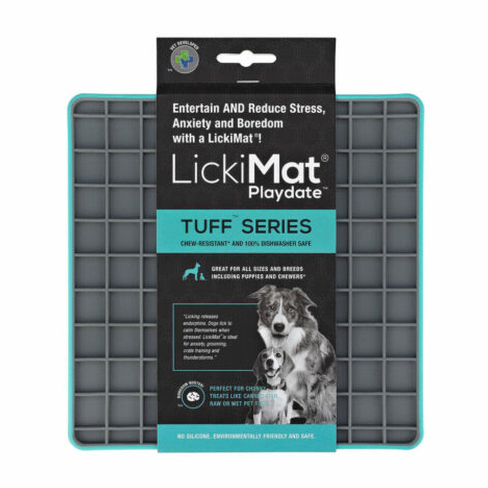 LICKIMAT DOG TUFF PLAYDATE TURQUOISE