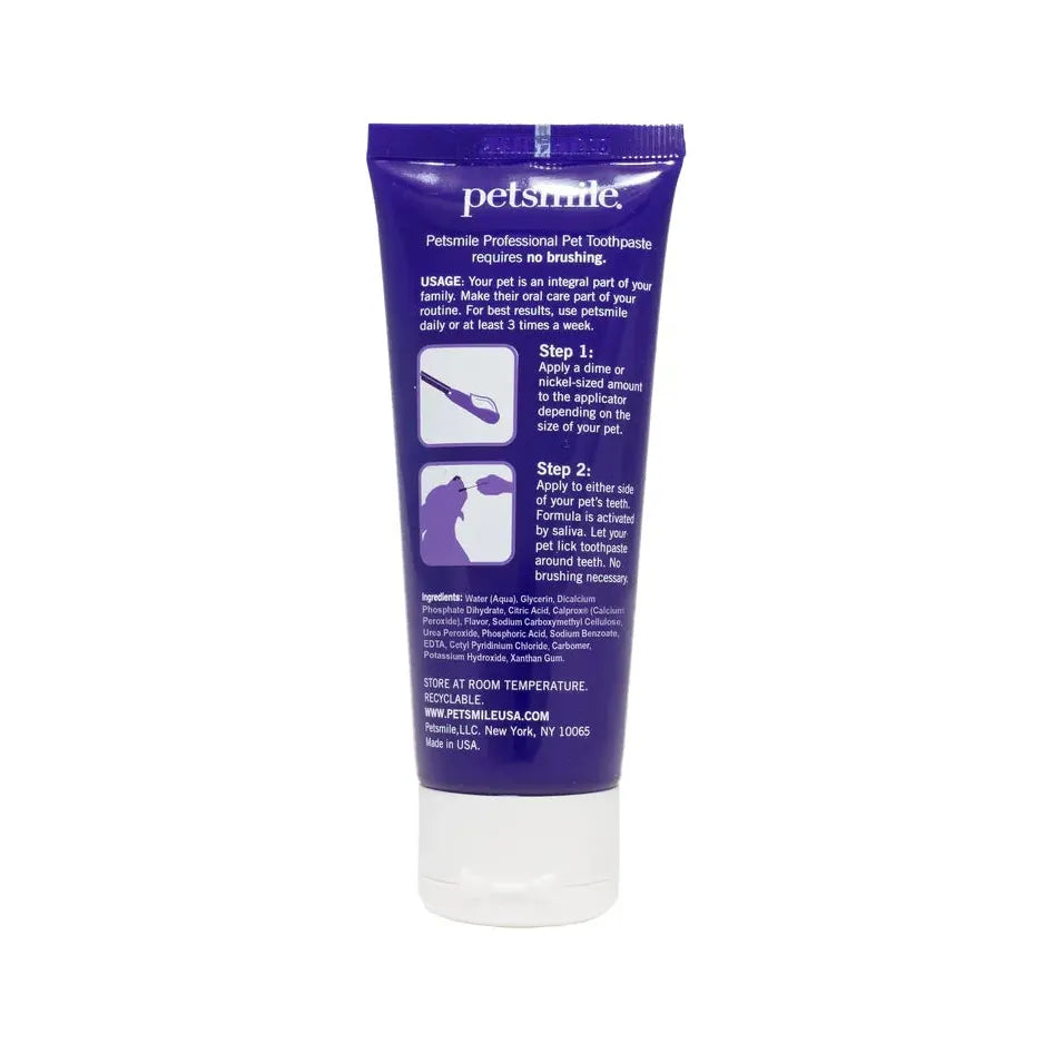 PETSMILE Professional Pet Toothpaste - London Broil Flavor 119g