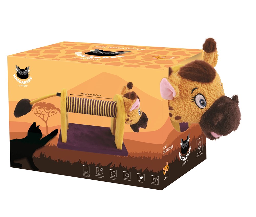 M-PETS MASCARADE Cat Scratcher  53.5 x 18.5 x 23 cm