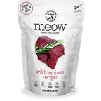 Meow Freeze Dried Cat Food Wild Venison 280gm