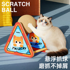 Pawpular Triangle Sisal Rope Cat Scratcher Toy