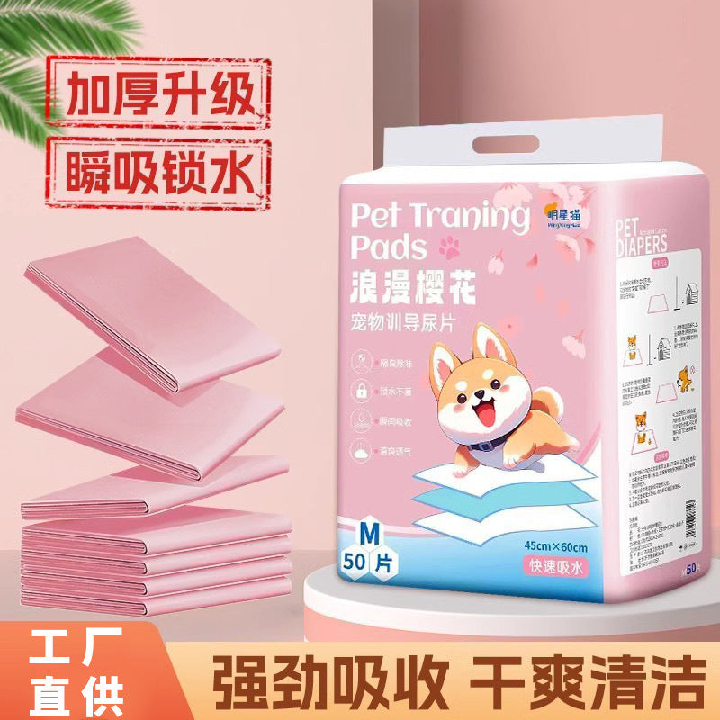 Pawpular Pet Training Pads – Extra Absorbent & Deodorizing Puppy & Cat Pee Pads