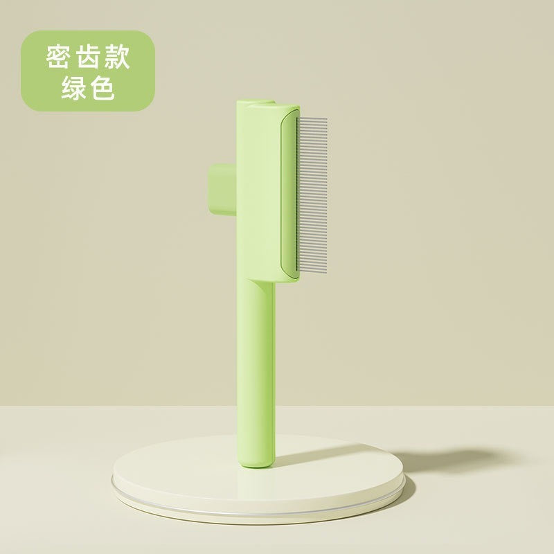 Pet button knot-opening comb