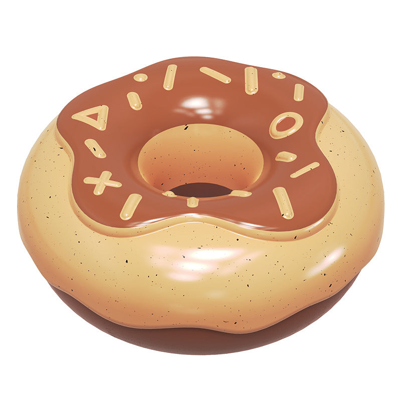 Pawpular Donut Squeaky Dog Toy